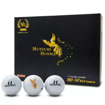 Мяч для гольфа MUTSUMI HONMA High Repulsion MAX PREMIUM 1 дюжина MH-SF (12 шт.)