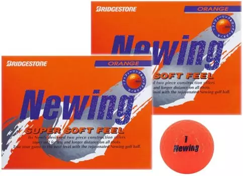 Мяч для гольфа Newing SUPER SOFT FEEL [2 дюжины] (2 Дюжины_Оранжевых)