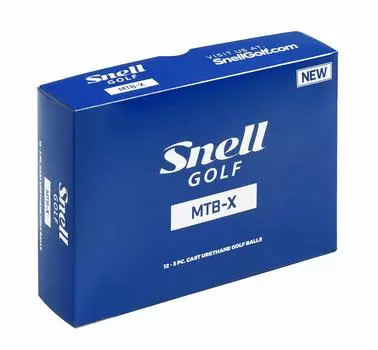 Мяч для гольфа Snell Golf 2019 из 3 частей, литой уретановый чехол, 1 дюжина, прямой импорт из США, белый, MTB-X