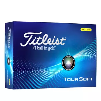 Мяч для гольфа TITLEIST 24 TOUR SOFT YELLOW DZ унисекс желтый