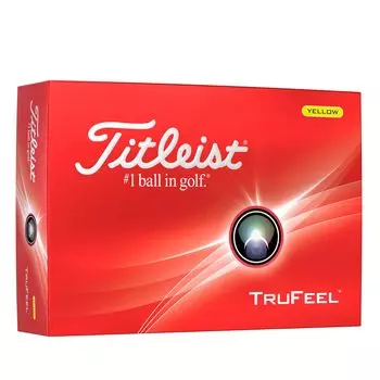 Мяч для гольфа TITLEIST 24 TRUFEEL DZ унисекс желтый