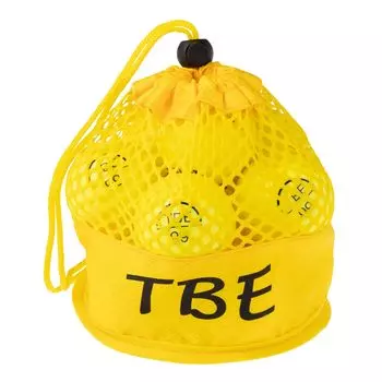 Мяч для гольфа TOBIEMON TOBIEMON Pearl Certified Ball 1 дюжина R&A (12 шт.) (желтый) жёлтый