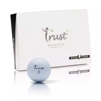 Мяч для гольфа Trust Trust Bison V Power Fly Потрясающая дальность полета Останавливается там, где вы целитесь Удобное на ощупь уретановое покрытие Совместимость со скоростями головки