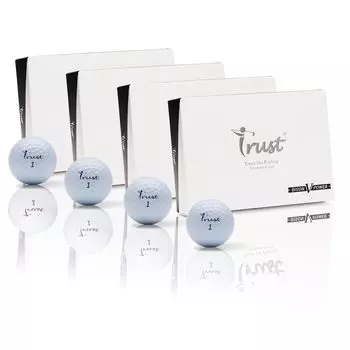 Мяч для гольфа Trust Trust Bison V Power Fly Ошеломляющее расстояние Останавливается там, где вы целитесь Удобное ощущение Покрытие из уретана 3 части Совместимость со скоростями головок