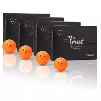 Мяч для гольфа Trust Trust New Panther из уретана Мягкий на ощупь Летит прямо и останавливается Сердечник BIG MAX с высоким отталкиванием Совместимая дальность полета и вращение