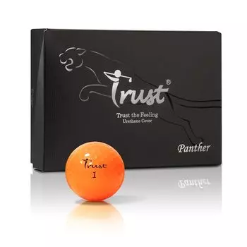 Мяч для гольфа Trust Trust New Panther из уретана Мягкий на ощупь Летит прямо и останавливается Сердечник BIG MAX с высоким отталкиванием Совместимая дальность полета и вращение