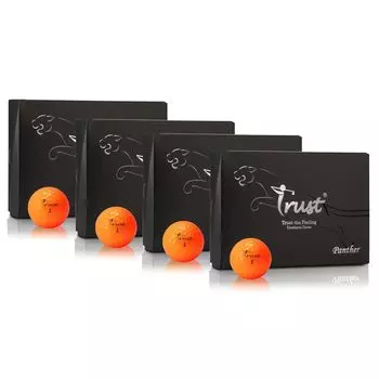 Мяч для гольфа Trust Trust New Panther из уретана Мягкий на ощупь Летит прямо и останавливается Сердечник BIG MAX с высоким отталкиванием Совместимая дальность полета и вращение