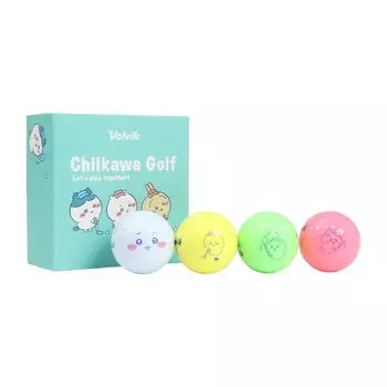Мяч для гольфа Volvik Chikawa, 4 части, 2409-CKG007WH00 (ФФ/Мужской)