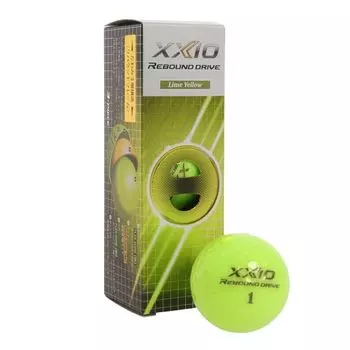 Мяч для гольфа XXIO XXIO REBOUND DRIVE sleeve XN RD YEL (1 (3 мяча)/Желтый лайм)