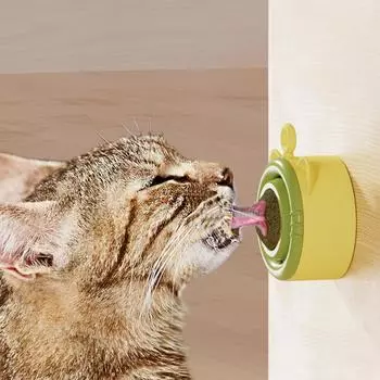 Мяч для кошачьей мяты, вращающийся, прилипающий к стене, веселый мячик, кошачьи закуски, кошачьи конфеты, кошачья игрушка, скрежещущая зубами, кошачья палочка для игр 1pcs