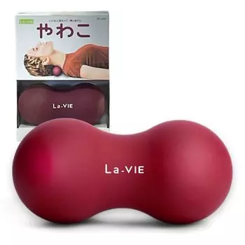 Мяч для миофасциального релиза Yawako Wine Red, растягивающий мяч, пенный ролик в форме арахиса, подлинный La-VIE 3B-4805 [Производительский продукт] вино красного