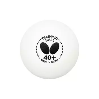Мяч для настольного тенниса Butterfly, тренировочный мяч, белый, 10 дюжин 95840 40+ [120 штук] белый