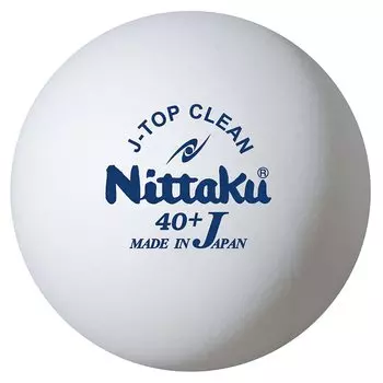Мяч для настольного тенниса Nittaku антибактериальный J Top Clean Training Balls 10 Dozens Anti-Virus (120 Шариков) (Мячи для тренировок) НБ-1744 белый