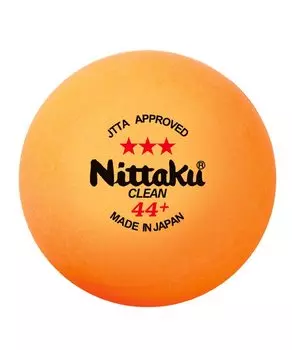 Мяч для настольного тенниса Nittaku, большой, 3 звезды, чистый, 1 дюжина, официальный мяч, антибактериальный, 44 мм, NB1641