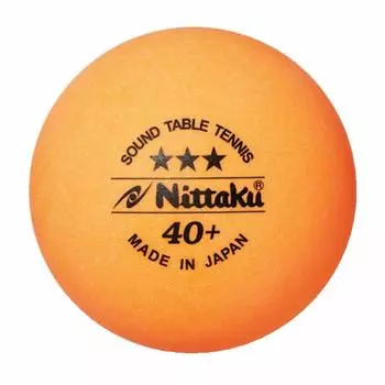 Мяч для настольного тенниса Nittaku Plasound Ball Blind Table 3 шт. Оранжевый (для тенниса) НБ-1610 оранжевый