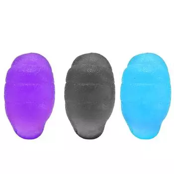 Мяч для пальцев с несколькими сопротивлениями, гелевые шарики для сжатия мышц запястья и пальцев рук Purple