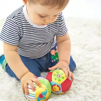 Мяч для познания животных Мяч для захвата игрушек Мяч-погремушка
