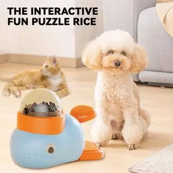Мяч для протечки корма для домашних животных, палочка для закусок для домашних животных, игрушки для собак, игрушки для кошек, многофункциональный течь корма для домашних животных One Size синий