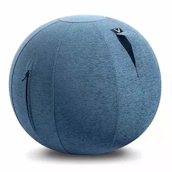 Мяч для сидения Yamazaki Jitsugyo Luno Chenille Blue 65 x 65 x 65 см Vivora LUNO CHENILLE Luno Chenille 800 (Ямадзаки) Прибл. синий