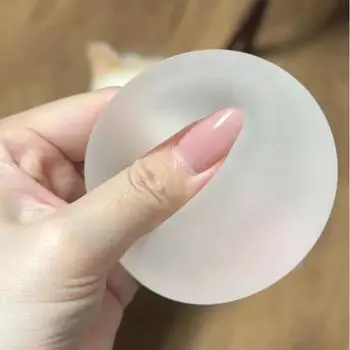 Мяч для снятия стресса и давления, пластиковый детский игрушечный мяч, сиропный мяч 100 мл One Size белый