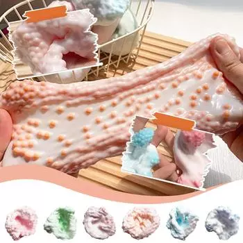 Мяч для снятия стресса, молочный мяч, шумный мяч, мягкая игрушка, пластиковый вакуумный мяч, мяч для снятия стресса для взрослых One Size зелёный