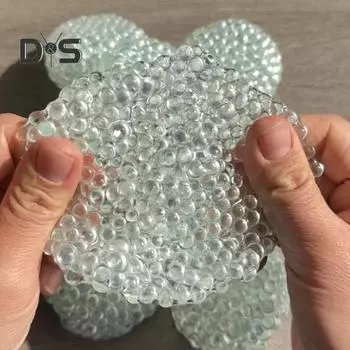 Мяч для снятия стресса, мягкая игрушка для снятия беспокойства на работе, запястный туннельный массаж, портативные игрушки для взрослых, игрушки для детей, декомпрессионные игрушки очистить зеленый