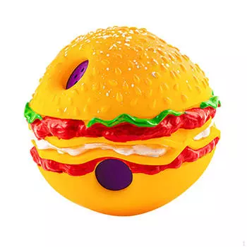 Мяч для собак Активный катящийся собачий лакомство для дома и улицы Подарки Забавный пищащий звук Жевание для домашних животных 8.8cm