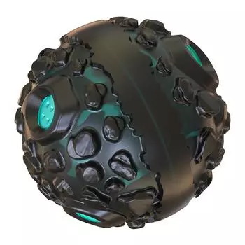 Мяч для собак для агрессивных любителей жевать - интерактивные игрушки для собак с забавным пищащим звуком, чтобы занять их, для мелких, средних и крупных пород, резиновые игрушки для жевания домашних животных One Size синий