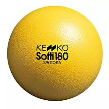 Мяч для софтбола Nagase Kenko Kenko 180 желтый 1 шт. желтый 180 мм S180-Y жёлтый