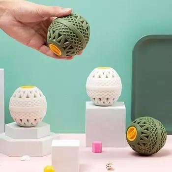 Мяч для стирки Дышащий, антинаматывающийся, без завязывания, высокая прочность, полая поверхность, легкий слив воды, мяч для стирки одежды, принадлежности для ванной комнаты зелёный