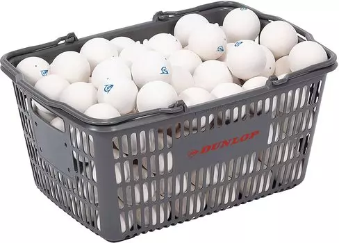 Мяч для тенниса DUNLOP Soft, тренировочный, 10 дюжин, корзины DSTBPRA2CS120, белый (120 штук) белый