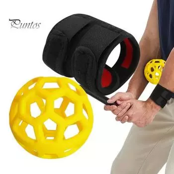 Мяч для тренировки замаха в гольфе Умный мяч Тренировочное оборудование для гольфа Тренировочный мяч для замаха для мужчин и женщин начинающих синий