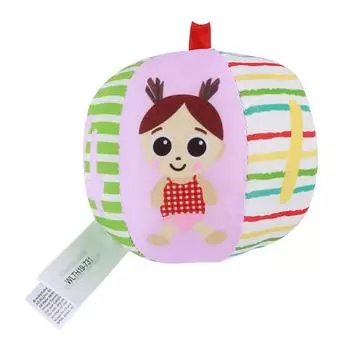 Мяч для визуального обучения младенцев, ловля мяча руками, развивающие игрушки для раннего обучения младенцев, красный мяч 10cm / 3.9in