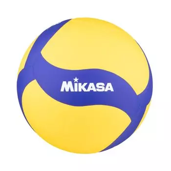 Мяч для волейбола MIKASA, тренировочный медицинский 5 для школьников, 370 г, VT370W, рекомендуемое внутреннее давление, нет. Общий/Университет/Высокий желтый/Синий 0.3