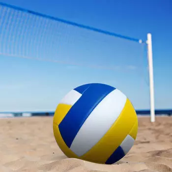 Мяч для волейбола на открытом воздухе, пляжный волейбол стандартного размера 5, тренировочное оборудование, мягкий