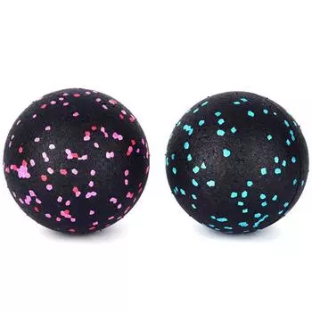 Мяч из ЭВА для фасции, мяч для рефлексологии, йоги, релаксации мышц, менструальный мяч, фитнес-меридиан, гандбол, 8 см 01 розовый