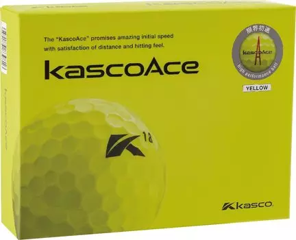 Мяч каско kascoAce желтый