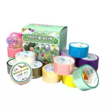 Мяч-лента Billy s House 20 м 15 цветов набор для вечеринки Изготовление игрушечных мячей 4,8 см, популярная корейская игра