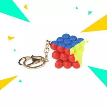 Мяч-непоседа Мини Круглый Кубик Из Бисера 3x3x3 Волшебные Кубики Игрушки Сумка Подвеска Антистресс Головоломка для Детей