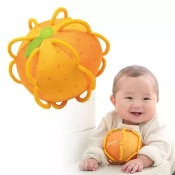 Мяч Shaol Wakka с колокольчиком от месяца и старше Mikan Good Toy 2022 года, образовательный первый детский успокаивающий мяч, который доставит удовольствие S11002 (6 / / Награда) Игрушка, Игрушка, Игрушка, красный