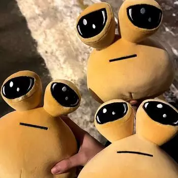 Мяч-шутка Fidget игрушка Alien плюшевая игрушка кукла POU плюшевая кукла nerdy кукла подарок на день рождения кукла улитка плюшевая игрушка подушка мягкая и шелковистая