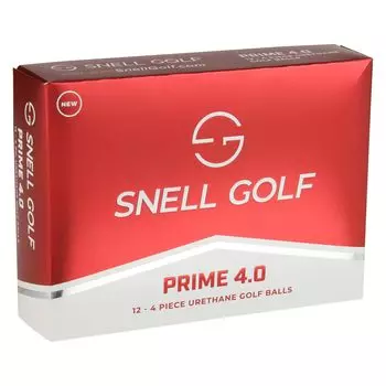 Мяч Snell Golf PRIME 1 дюжина, японский подлинный сертифицированный продукт, 2024, новая модель, онлайн-лимитированный продукт 4.0 USGA/R&A (белый)