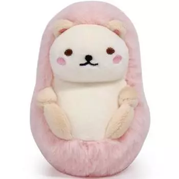 Мяч-стресс Mochi Town Hedgehog, Розовый, 12см, Популярные игрушки для корейских детей