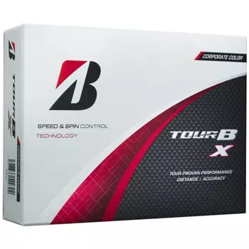 Мячи для гольфа Bridgestone GOLF TOUR BX 2024, корпоративный цвет, 1 дюжина, 12 штук