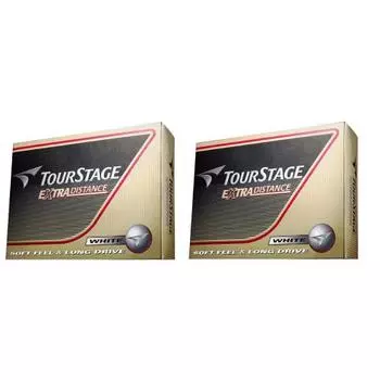 Мячи для гольфа Bridgestone Tour Stage Extra Distance, набор из 2 дюжин белых мячей (24 мяча)