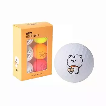 Мячи для гольфа BT21 BABY Line МЯЧ МАТОВЫЙ RJ 6P 73000-470-013 (6 мячей) 73000-470-013