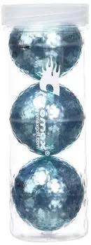 Мячи для гольфа Chromax Metallic M5, 3 шт., синие (Упаковка труб)