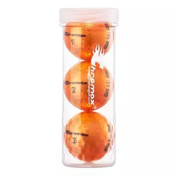 Мячи для гольфа Chromax Metallic M5 Color, 3 шт., оранжевые (Упаковка труб)