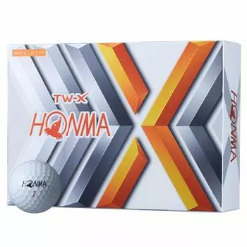 Мячи для гольфа Honma 1 дюжина 12 мячей белые желтые 3 штуки BT1908 TOUR WORLD Honma Golf TW-X HONMA/Белый/TW-X