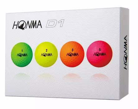 Мячи для гольфа Honma Golf, новые, D1, набор из 3 дюжин, разноцветные